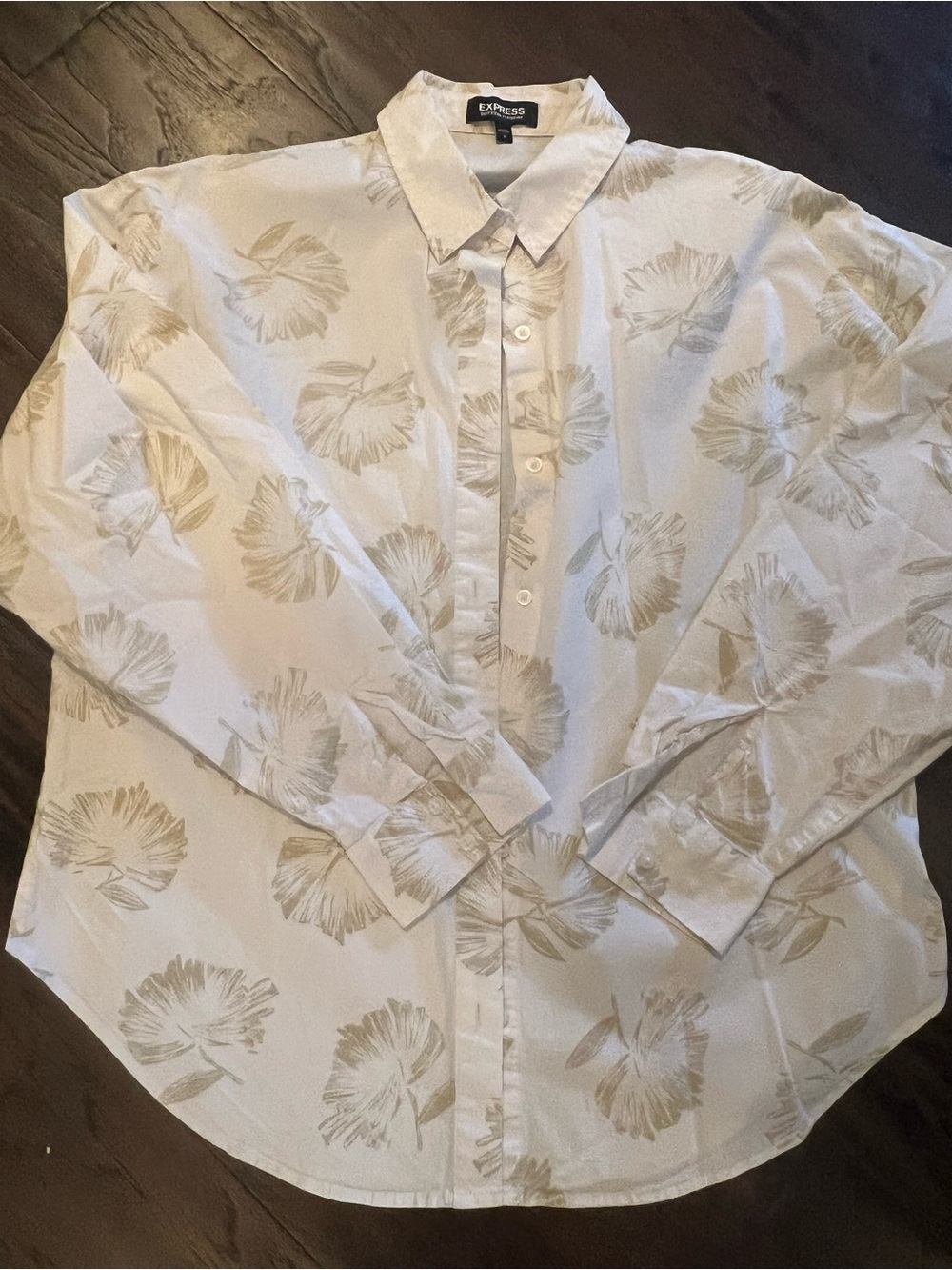 Express Boyfriend Portofino Button-Up Shirt